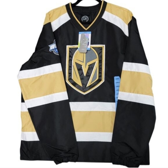 NHL Other - Las Vegas Golden Knights NHL Pullover Windbreakerd Jacket Stitched Men's LG NWT